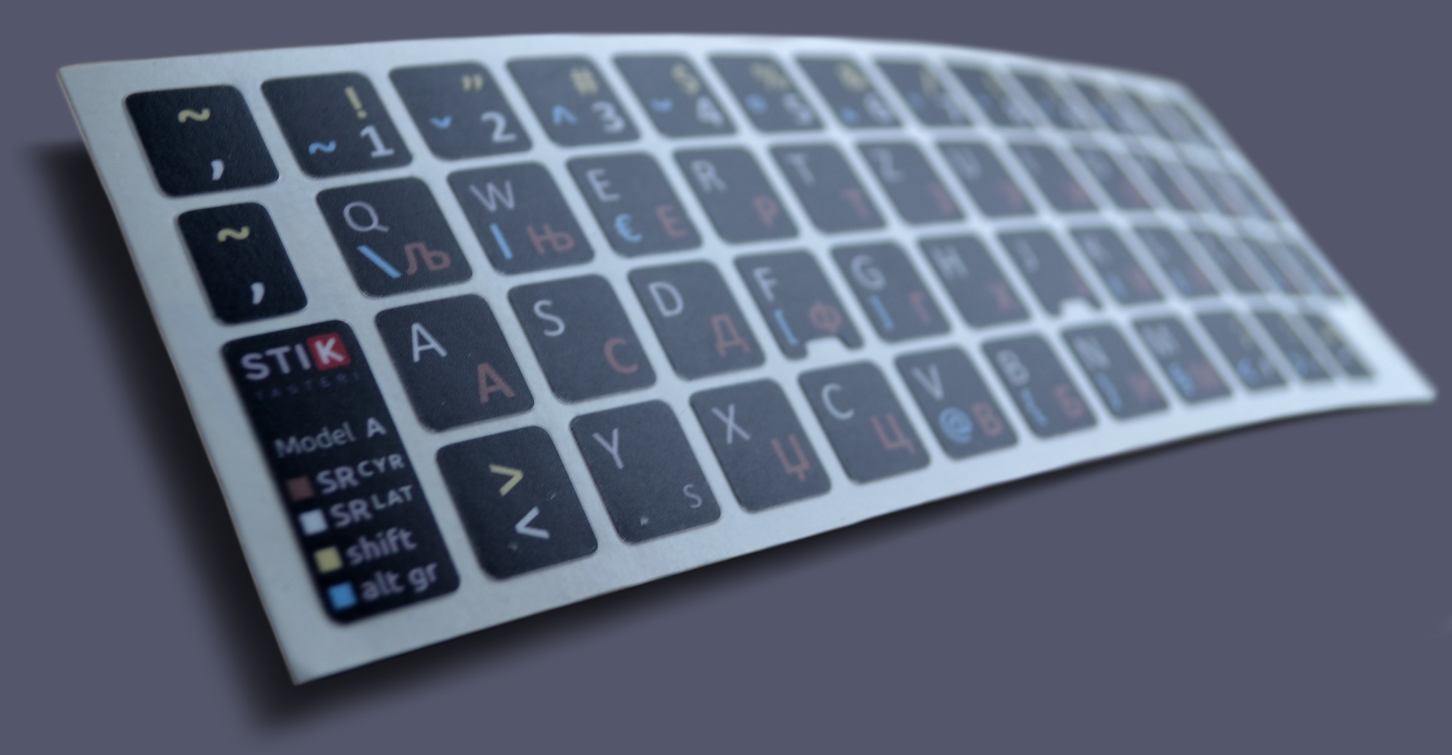 STIK nalepnice za tastaturu